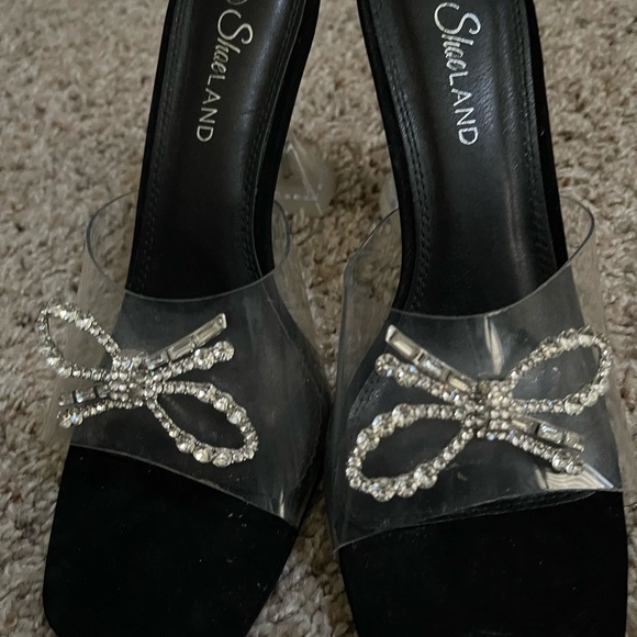 Shoe land Cape Robbin Open Toe High Heel Mule Pumps - Picture 3 of 7